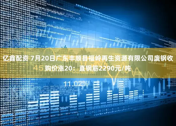 亿鑫配资 7月20日广东丰顺县福岭再生资源有限公司废钢收购价涨20：直钢筋2290元/吨